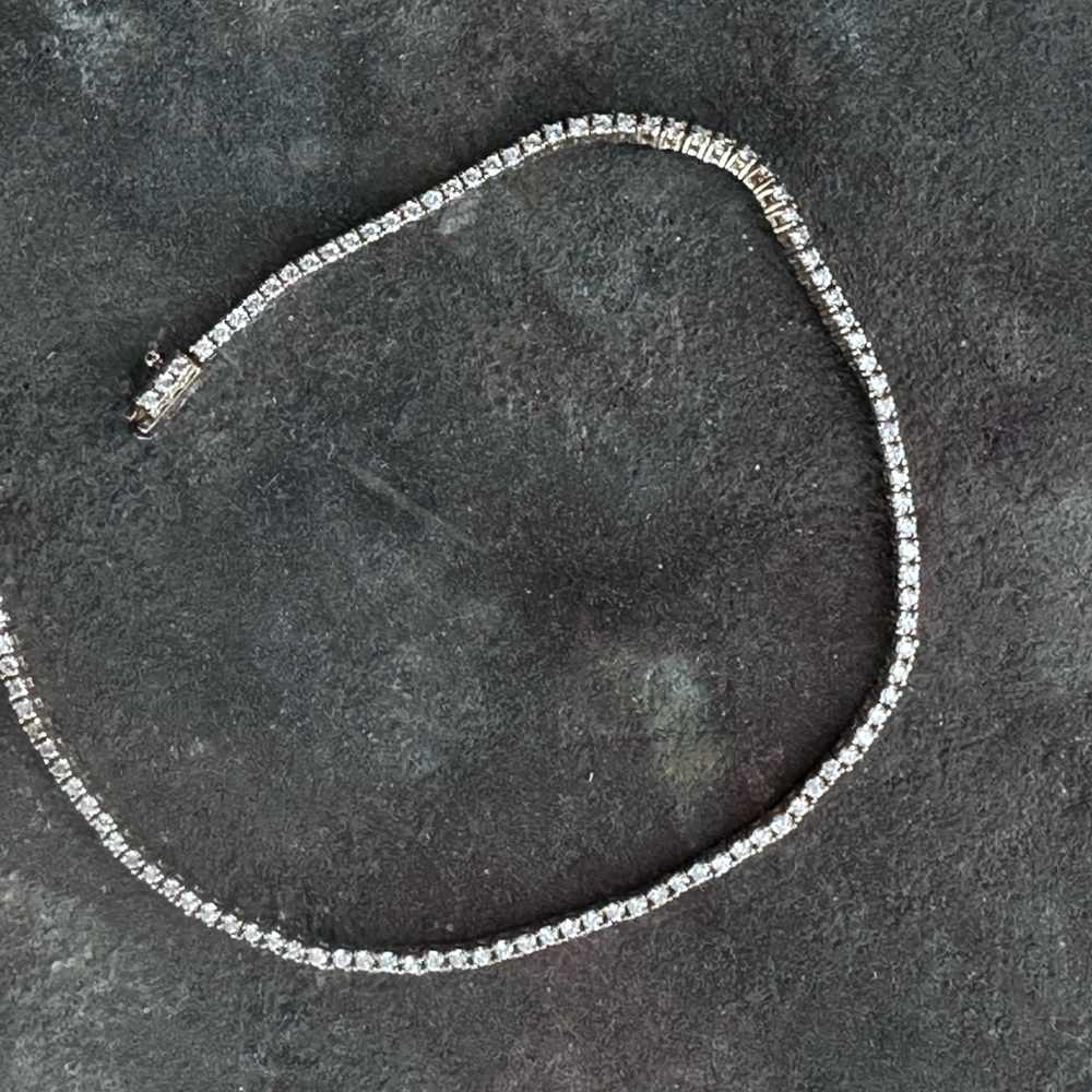 Elegant Gold Tennis Bracelet